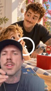 Familie beim Spielen und Lachen im WarsoWerk Kreativstudio.