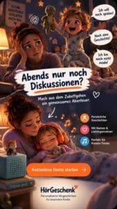 Kreative Hörspiel-Apps für Kinder bei WarsoWerk, fördert Fantasie und gemeinsames Spielen.