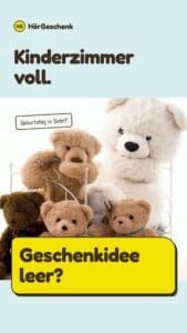 Niedliche Plüschtiere und Geschenkideen für Kinderzimmer.