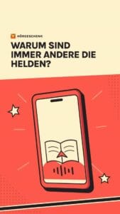 WarsoWerk Hörgeschenk mit Smartphone und Buch, Helden-Thema.
